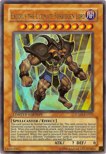 Yu-Gi-Oh! - Exodius The Ultimate Forbidden Lord (CT07-EN024) - Tin 2010 - Super Rara Limited