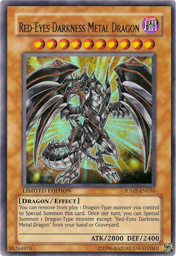 Yu-Gi-Oh Card: Red-Eyes Darkness Metal Dragon