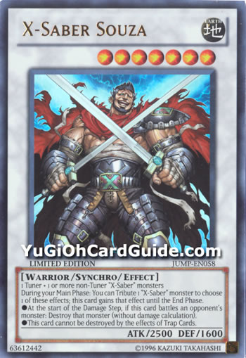 Yu-Gi-Oh Card: X-Saber Souza