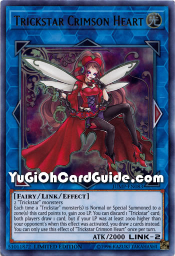 Yu-Gi-Oh Card: Trickstar Crimson Heart