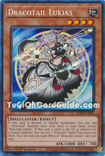 Yu-Gi-Oh Card: Dracotail Lukias