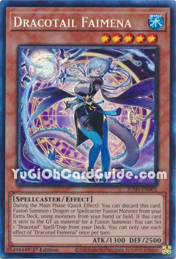 Yu-Gi-Oh Card: Dracotail Faimena