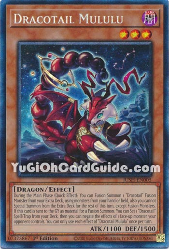 Yu-Gi-Oh Card: Dracotail Mululu
