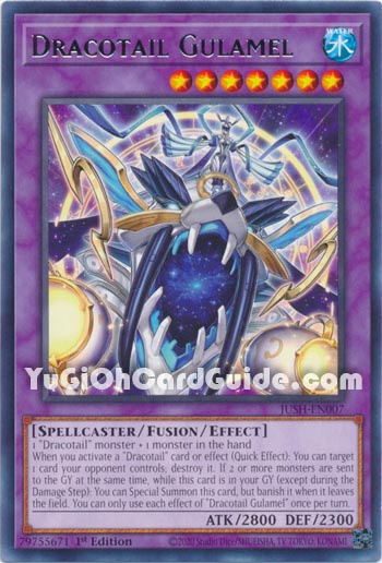 Yu-Gi-Oh Card: Dracotail Gulamel