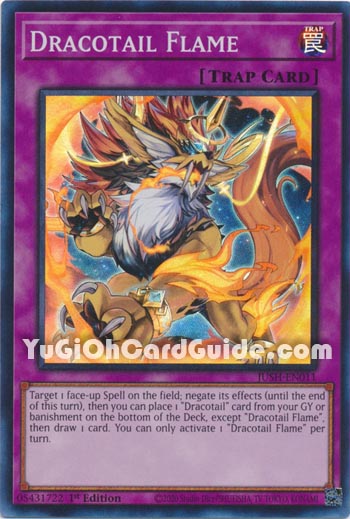 Yu-Gi-Oh Card: Dracotail Flame