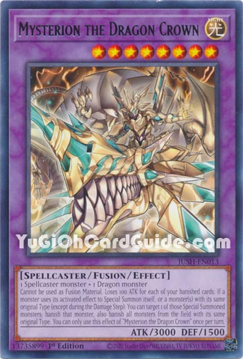 Yu-Gi-Oh Card: Mysterion the Dragon Crown