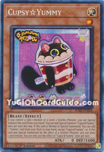 Yu-Gi-Oh Card: Cupsy☆Yummy