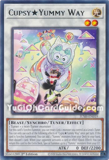 Yu-Gi-Oh Card: Cupsy★Yummy Way
