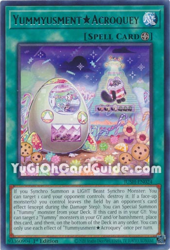 Yu-Gi-Oh Card: Yummyusment★Acroquey