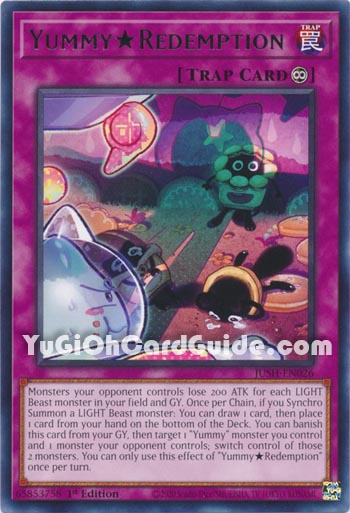Yu-Gi-Oh Card: Yummy★Redemption