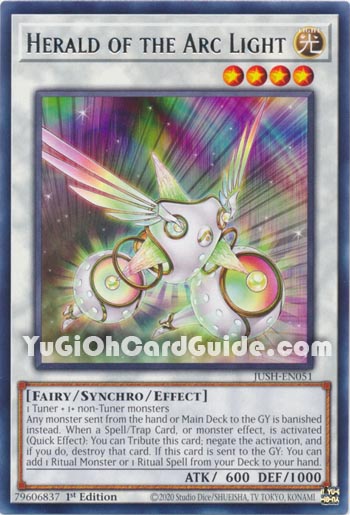Yu-Gi-Oh Card: Herald of the Arc Light