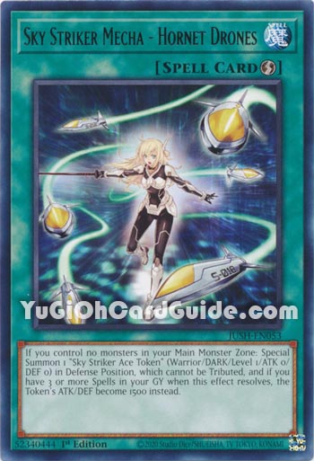 Yu-Gi-Oh Card: Sky Striker Mecha - Hornet Drones