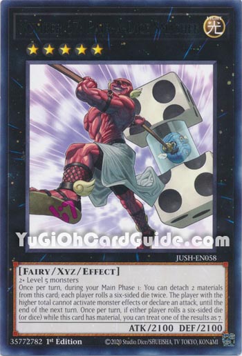 Yu-Gi-Oh Card: Number 67: Pair-a-Dice Smasher