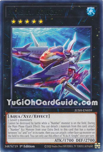 Yu-Gi-Oh Card: N.As.H. Knight