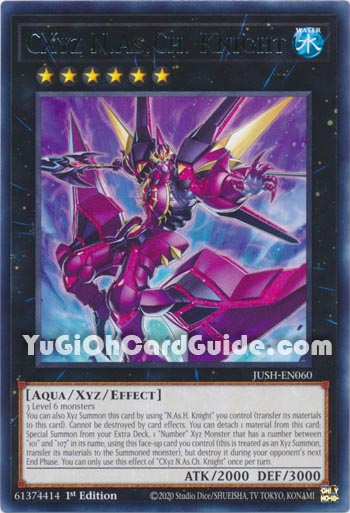 Yu-Gi-Oh Card: CXyz N.As.Ch. Knight