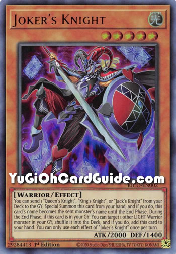 Yu-Gi-Oh Card: Joker's Knight