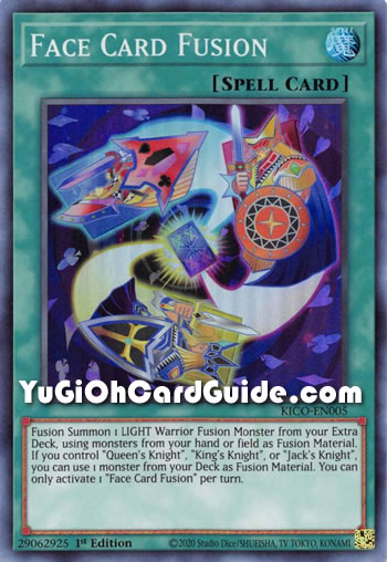 Yu-Gi-Oh Card: Face Card Fusion