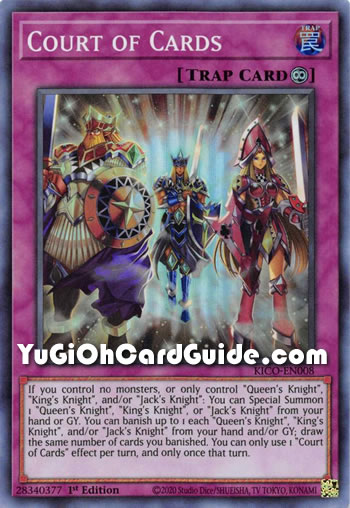 Yu-Gi-Oh Card: Court of Cards