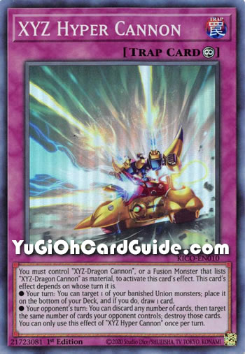Yu-Gi-Oh Card: XYZ Hyper Cannon