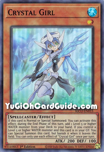 Yu-Gi-Oh Card: Crystal Girl