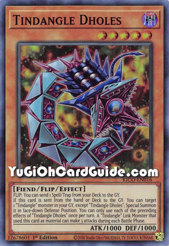 Yu-Gi-Oh Card: Tindangle Dholes