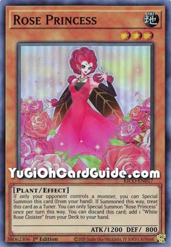 Yu-Gi-Oh Card: Rose Princess