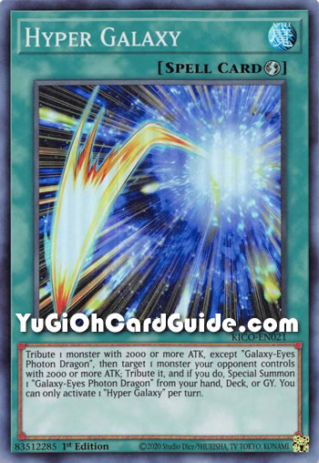 Yu-Gi-Oh Card: Hyper Galaxy