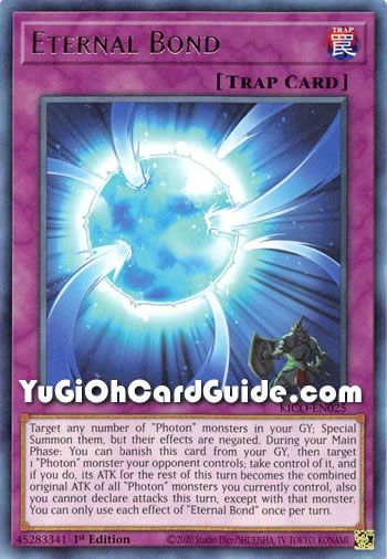 Yu-Gi-Oh Card: Eternal Bond