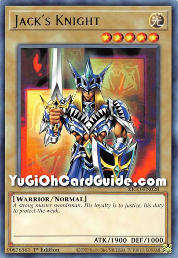 Yu-Gi-Oh Card: Jack's Knight