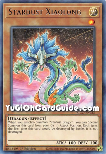 Yu-Gi-Oh Card: Stardust Xiaolong