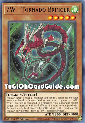 Yu-Gi-Oh Card: ZW - Tornado Bringer