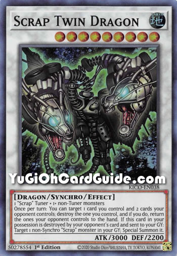 Yu-Gi-Oh Card: Scrap Twin Dragon