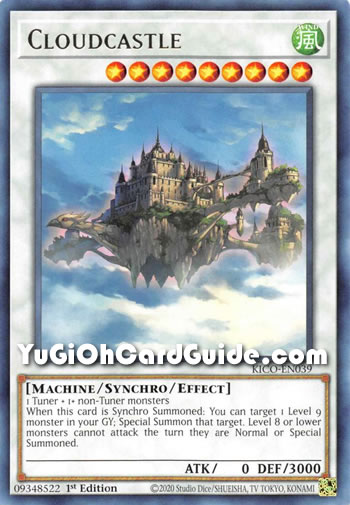 Yu-Gi-Oh Card: Cloudcastle