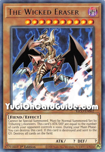 Yu-Gi-Oh Card: The Wicked Eraser