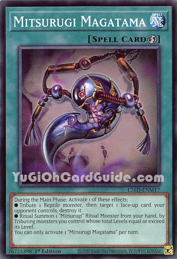 Yu-Gi-Oh Card: Mitsurugi Magatama