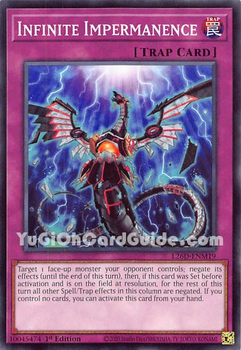 Yu-Gi-Oh Card: Infinite Impermanence