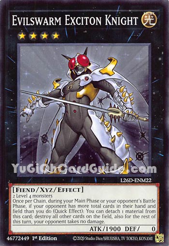 Yu-Gi-Oh Card: Evilswarm Exciton Knight