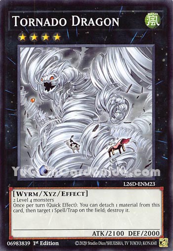 Yu-Gi-Oh Card: Tornado Dragon