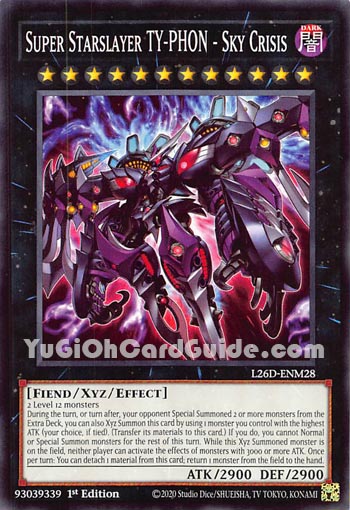 Yu-Gi-Oh Card: Super Starslayer TY-PHON - Sky Crisis