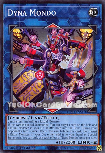 Yu-Gi-Oh Card: Dyna Mondo
