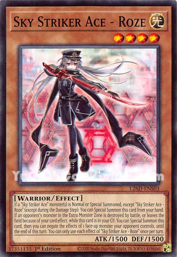 Yu-Gi-Oh Card: Sky Striker Ace - Roze
