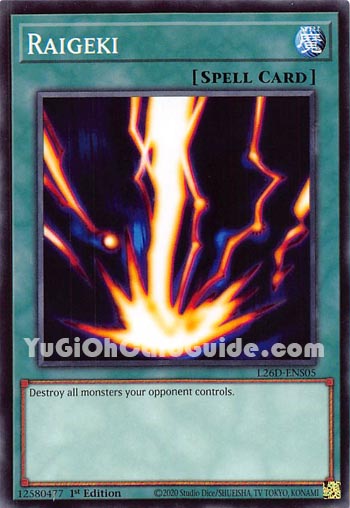Yu-Gi-Oh Card: Raigeki