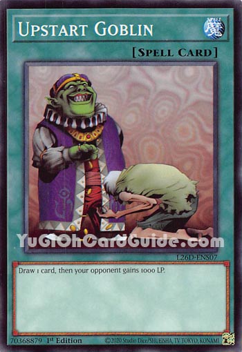 Yu-Gi-Oh Card: Upstart Goblin