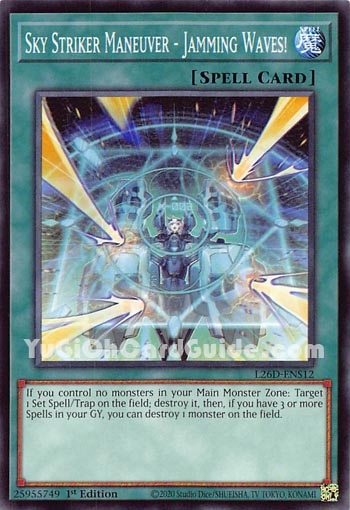 Yu-Gi-Oh Card: Sky Striker Maneuver - Jamming Waves!