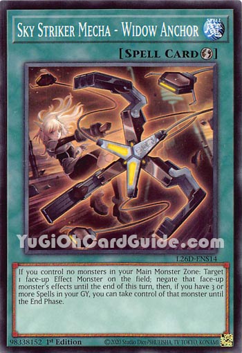 Yu-Gi-Oh Card: Sky Striker Mecha - Widow Anchor