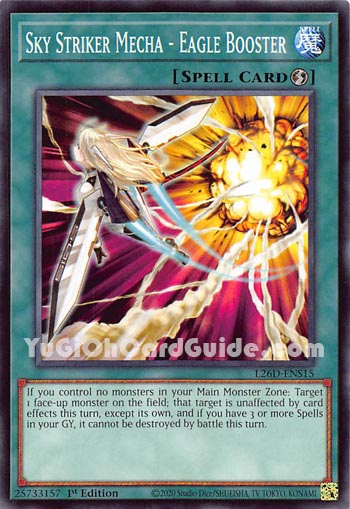 Yu-Gi-Oh Card: Sky Striker Mecha - Eagle Booster
