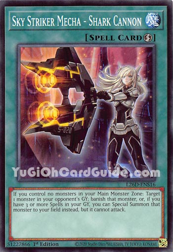 Yu-Gi-Oh Card: Sky Striker Mecha - Shark Cannon