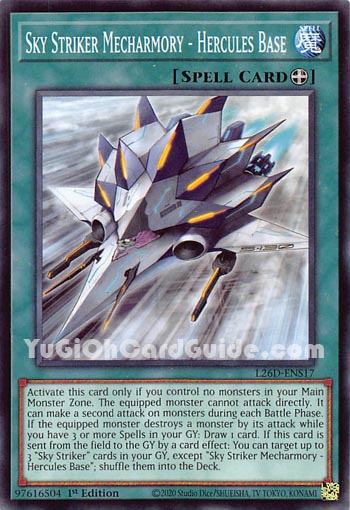 Yu-Gi-Oh Card: Sky Striker Mecharmory - Hercules Base