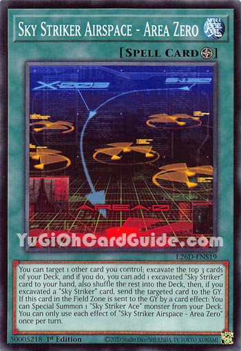 Yu-Gi-Oh Card: Sky Striker Airspace - Area Zero