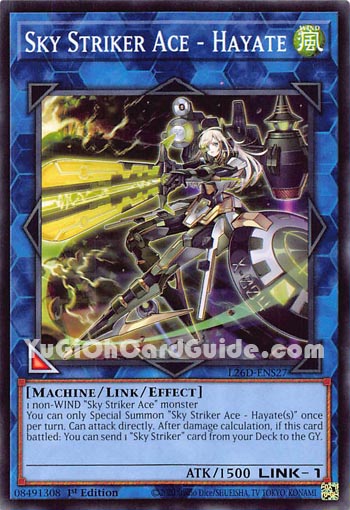 Yu-Gi-Oh Card: Sky Striker Ace - Hayate